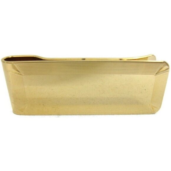 Vintage Hayward Gold Tone Money Clip Engravable Men Wallet ID - Picture 3 of 9